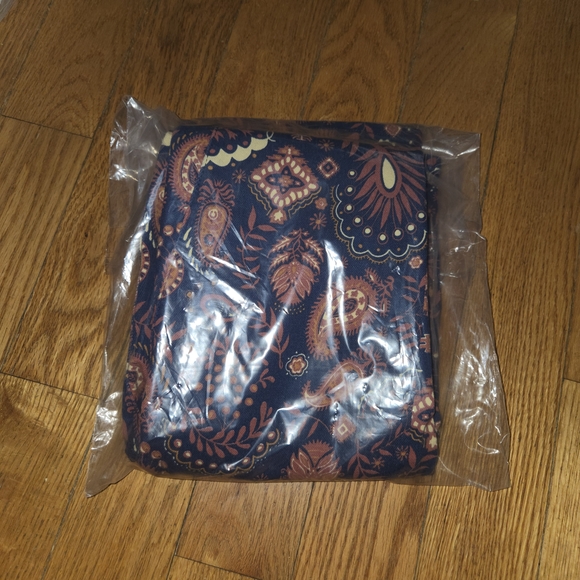 NWT MOTHER Hustler Flood Jeans in Henna Happiness Size 25 Paisley 70's Style - Picture 10 of 15